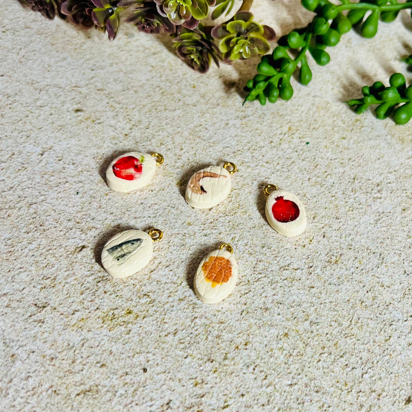 Rosh Hashanah Charm Set