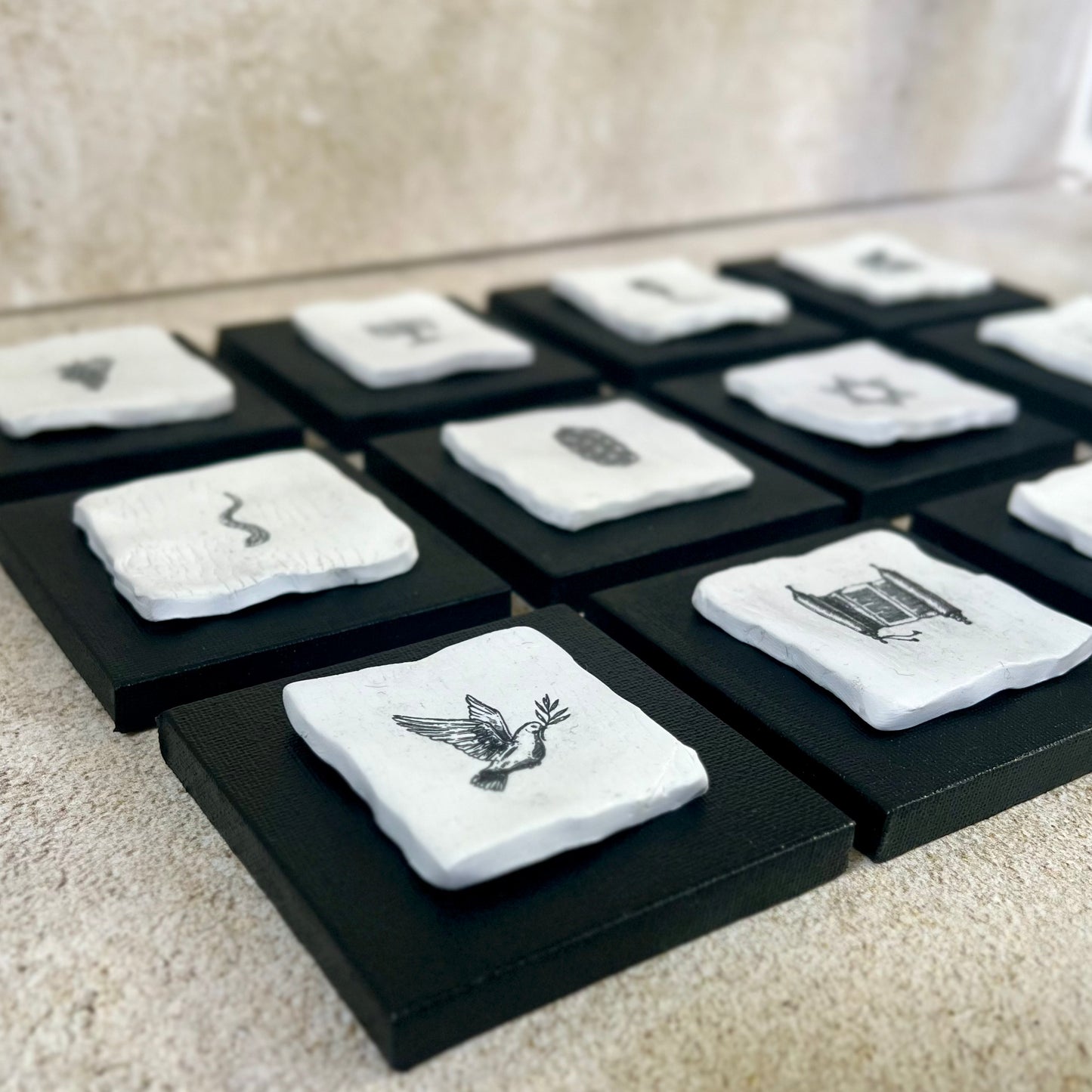 Jewish Symbols Wall Art Set