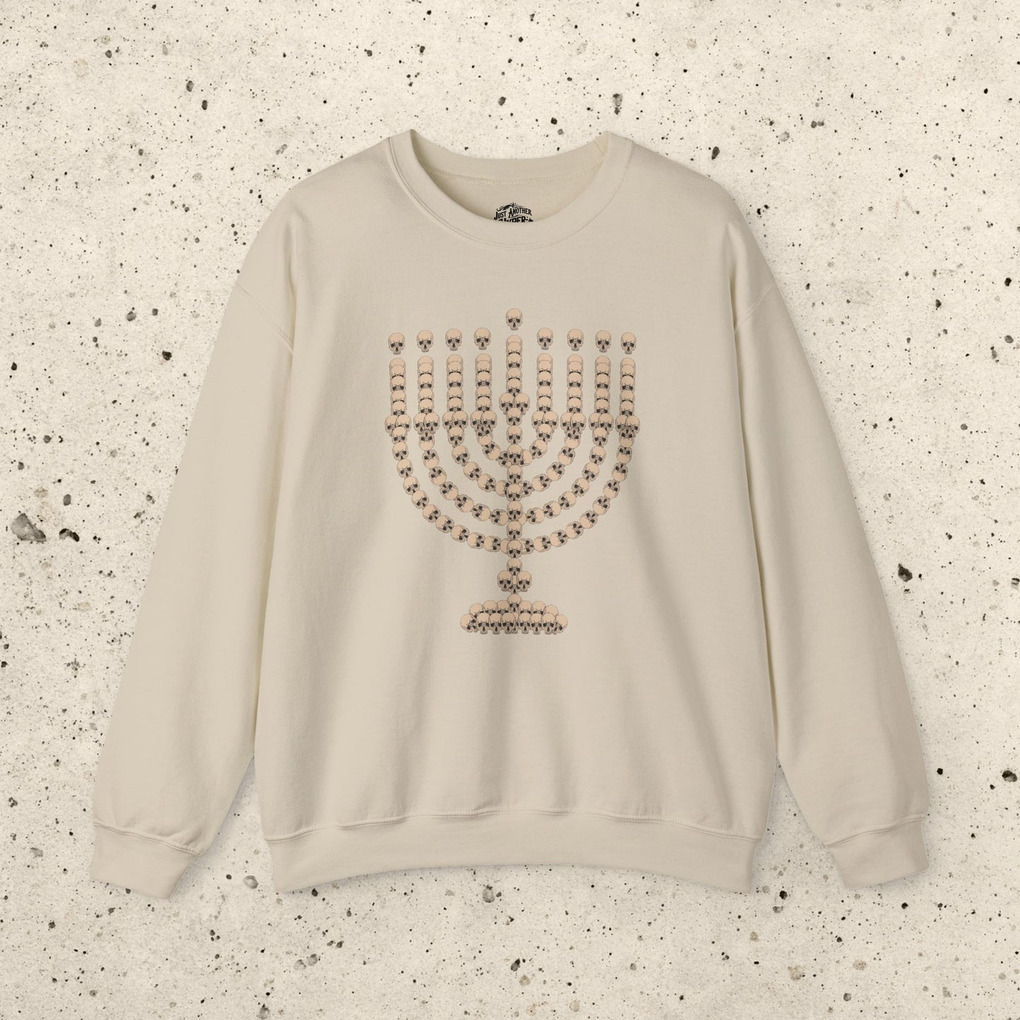 Skull Menorah Crewneck Sweatshirt