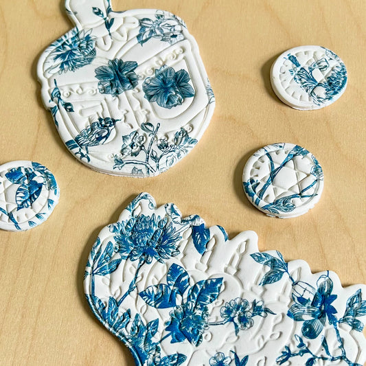 Faux Porcelain Chanukah Garland