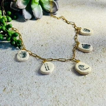Rosh Hashanah Charm Necklace