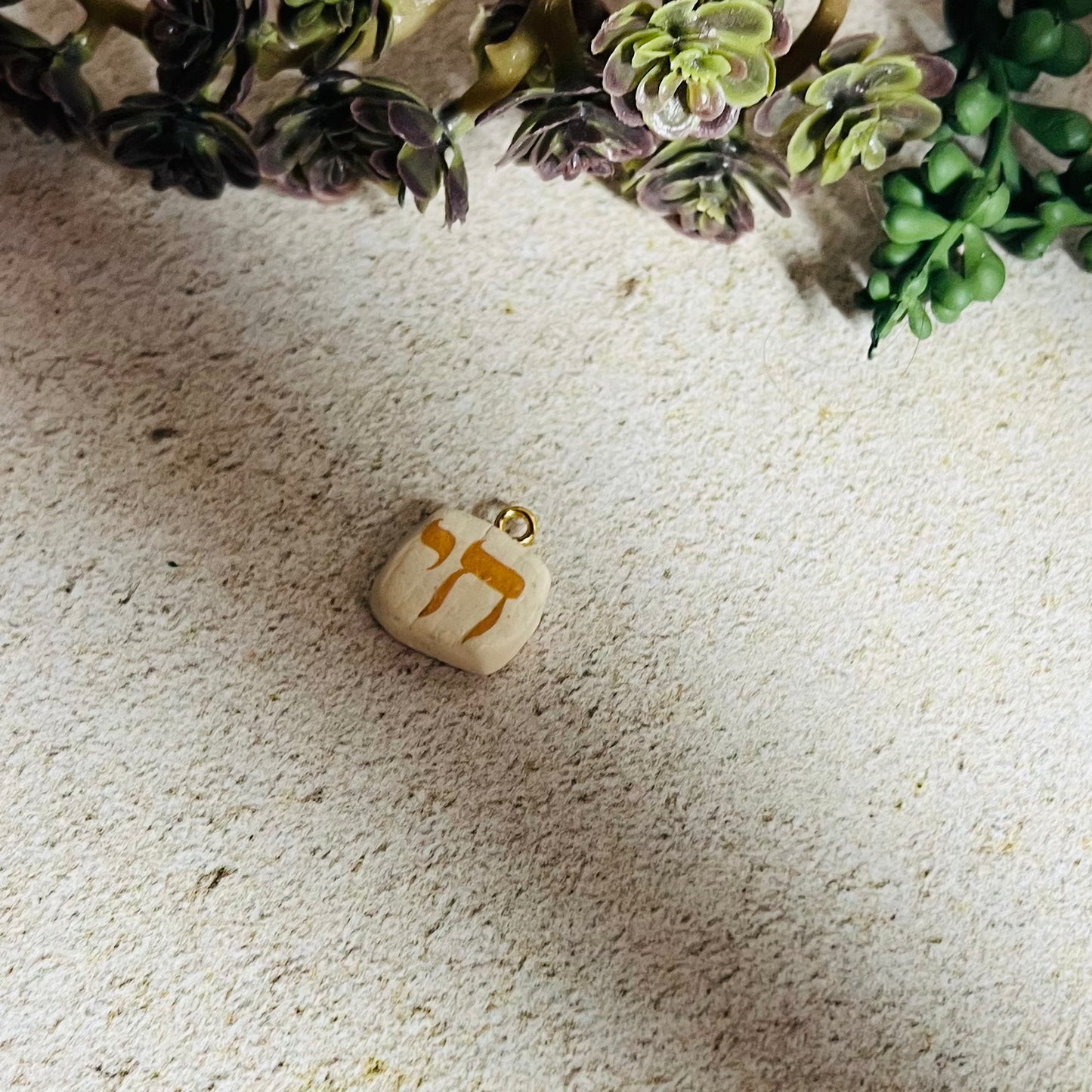 Gold Chai Charm
