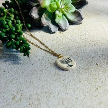 Menorah Pendant Necklace