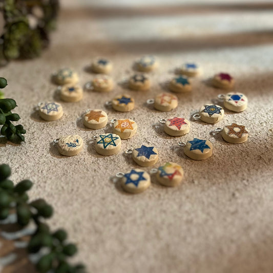 Star of David Charm Set