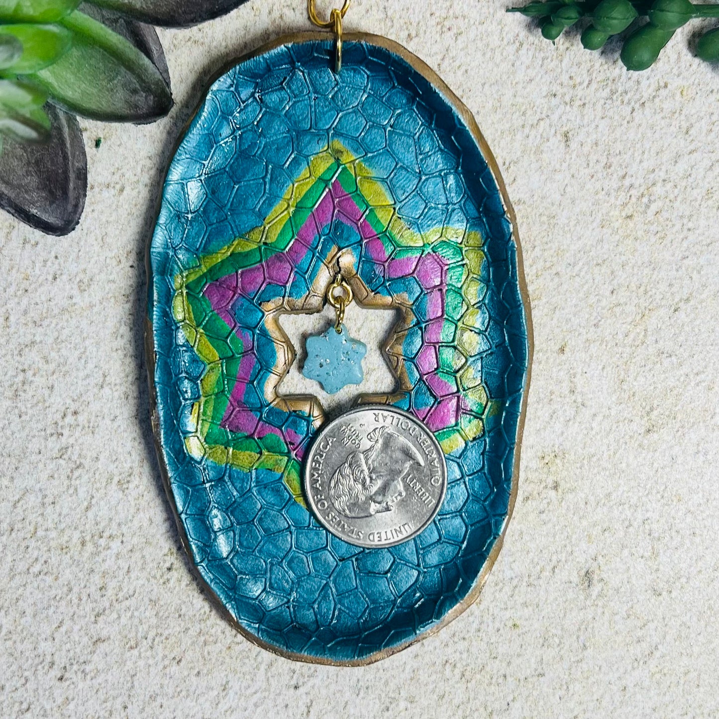 Hanging Star of David Petite Wall Art