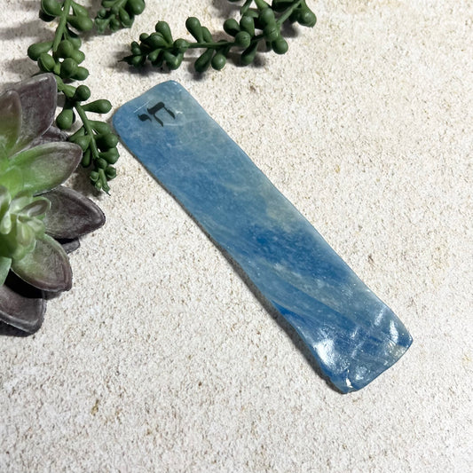 Blue Marbled Chai Bookmark