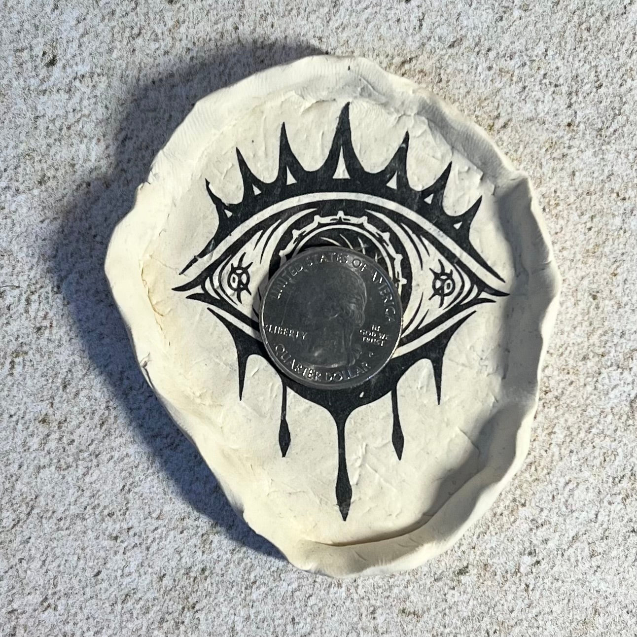 Dripping Evil Eye Small Dish