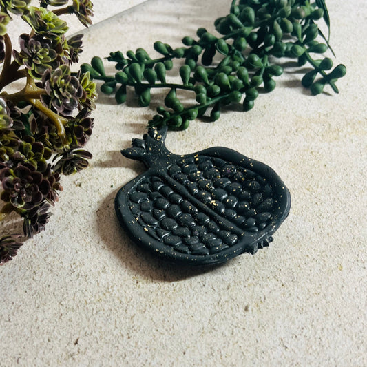 Black Pomegranate Small Dish