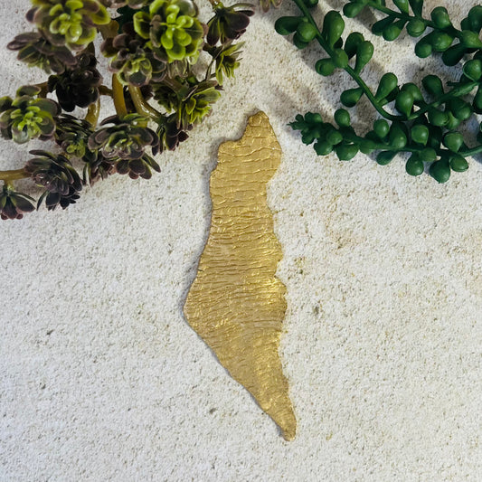 Gold Israel Bookmark