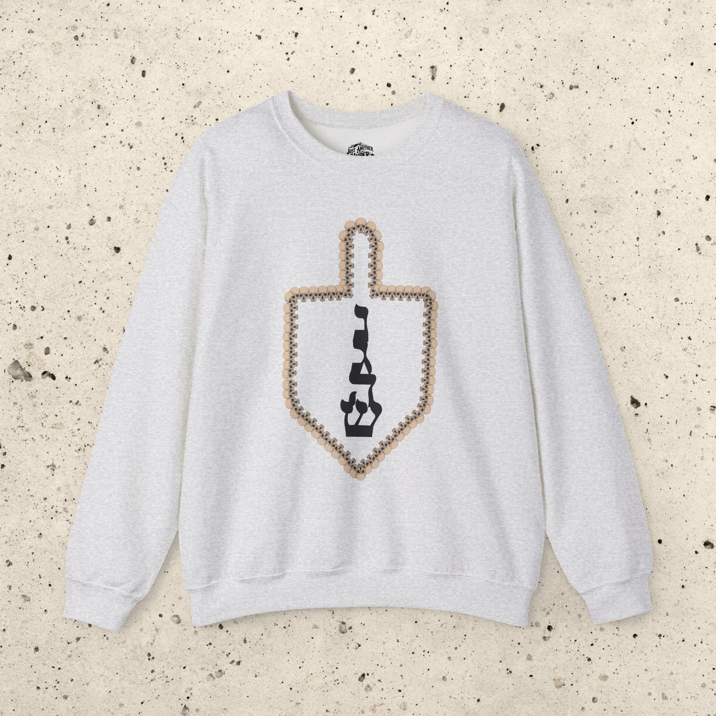 Skull Dreidel Crewneck Sweatshirt