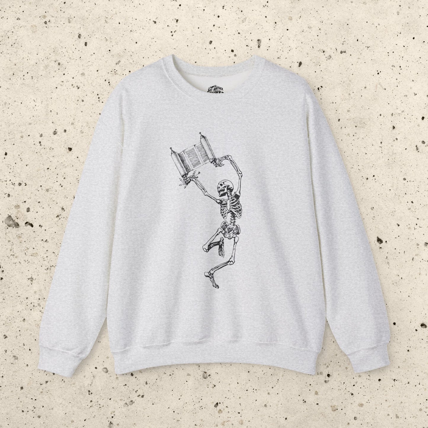 Skeleton Dancing With Torah Crewneck Sweatshirt