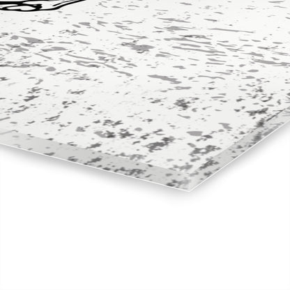 Skeleton Dancing With Torah Acrylic Wall Art Print