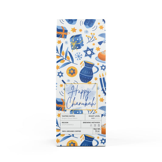 Happy Chanukah Colombia Coffee (Not Kosher Certified)