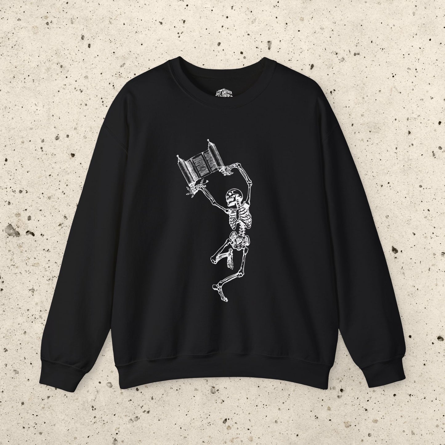 Skeleton Dancing With Torah Crewneck Sweatshirt