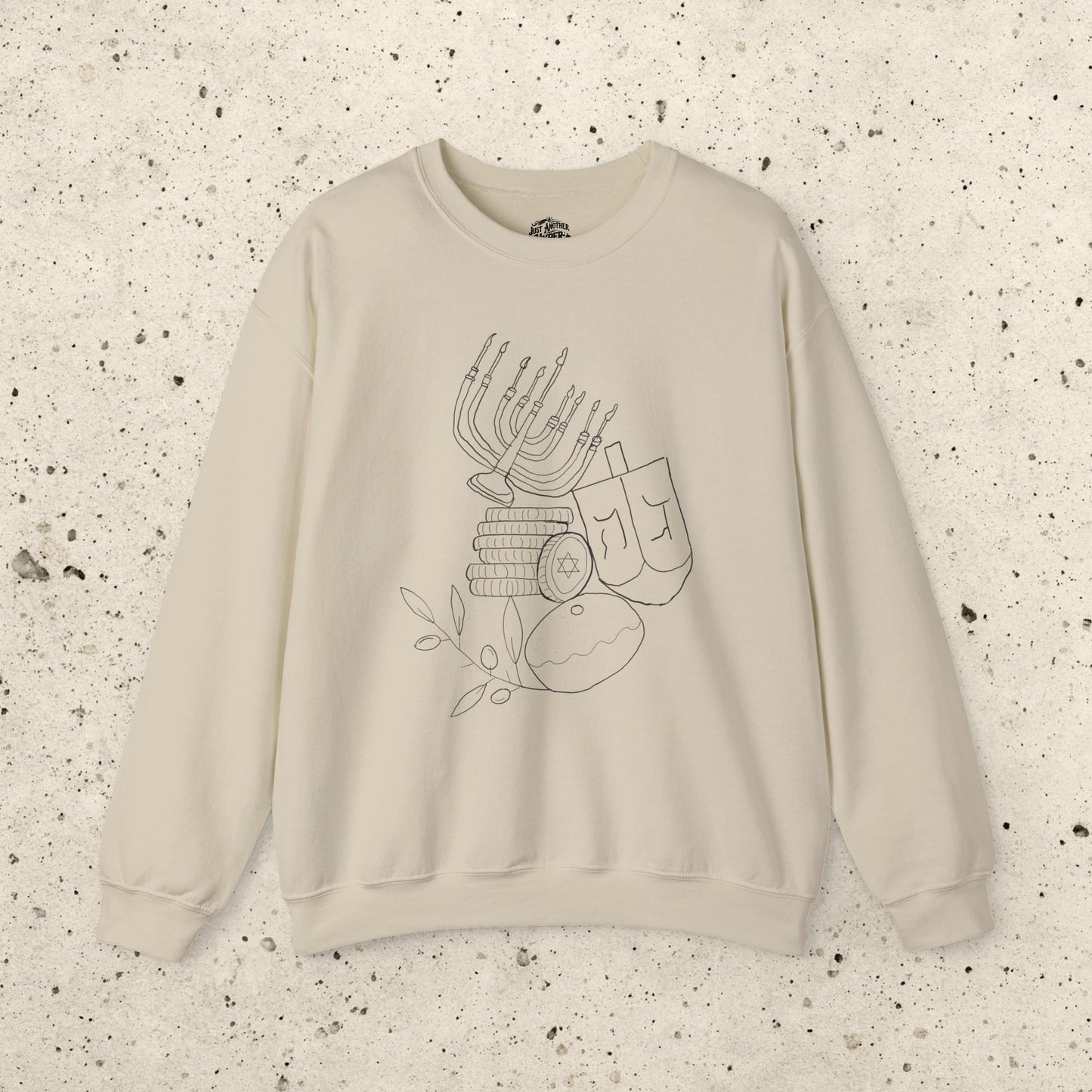 Chanukah Doodle Crewneck Sweatshirt