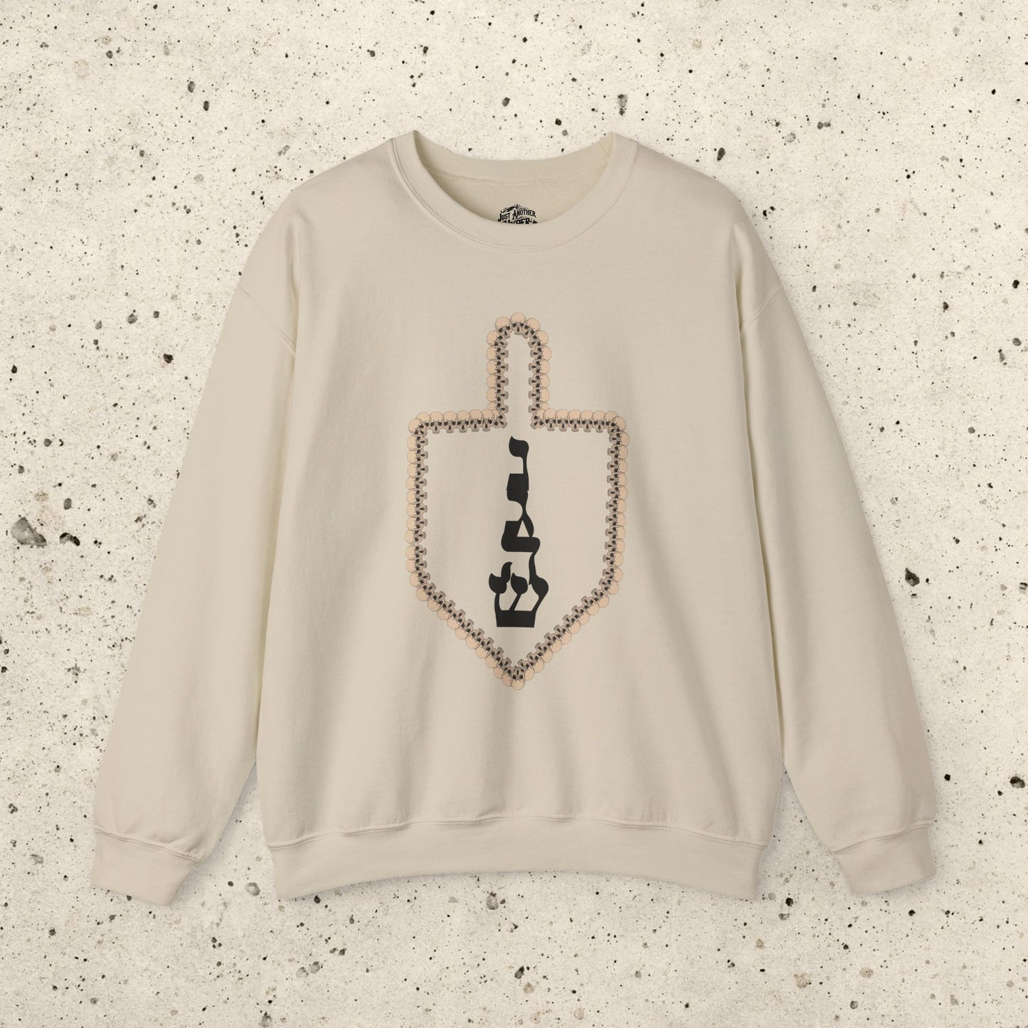 Skull Dreidel Crewneck Sweatshirt