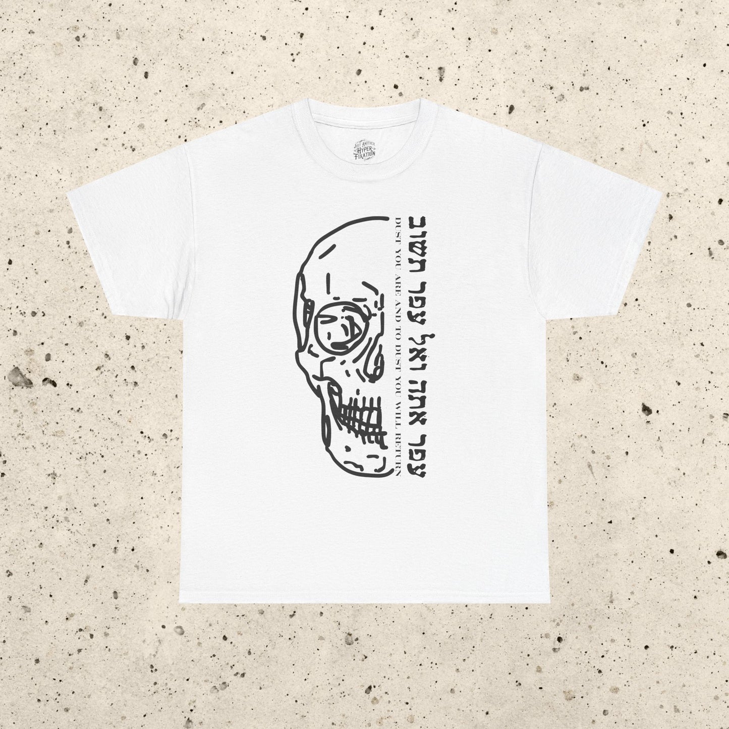 To Dust Skull Heavy Cotton Tee