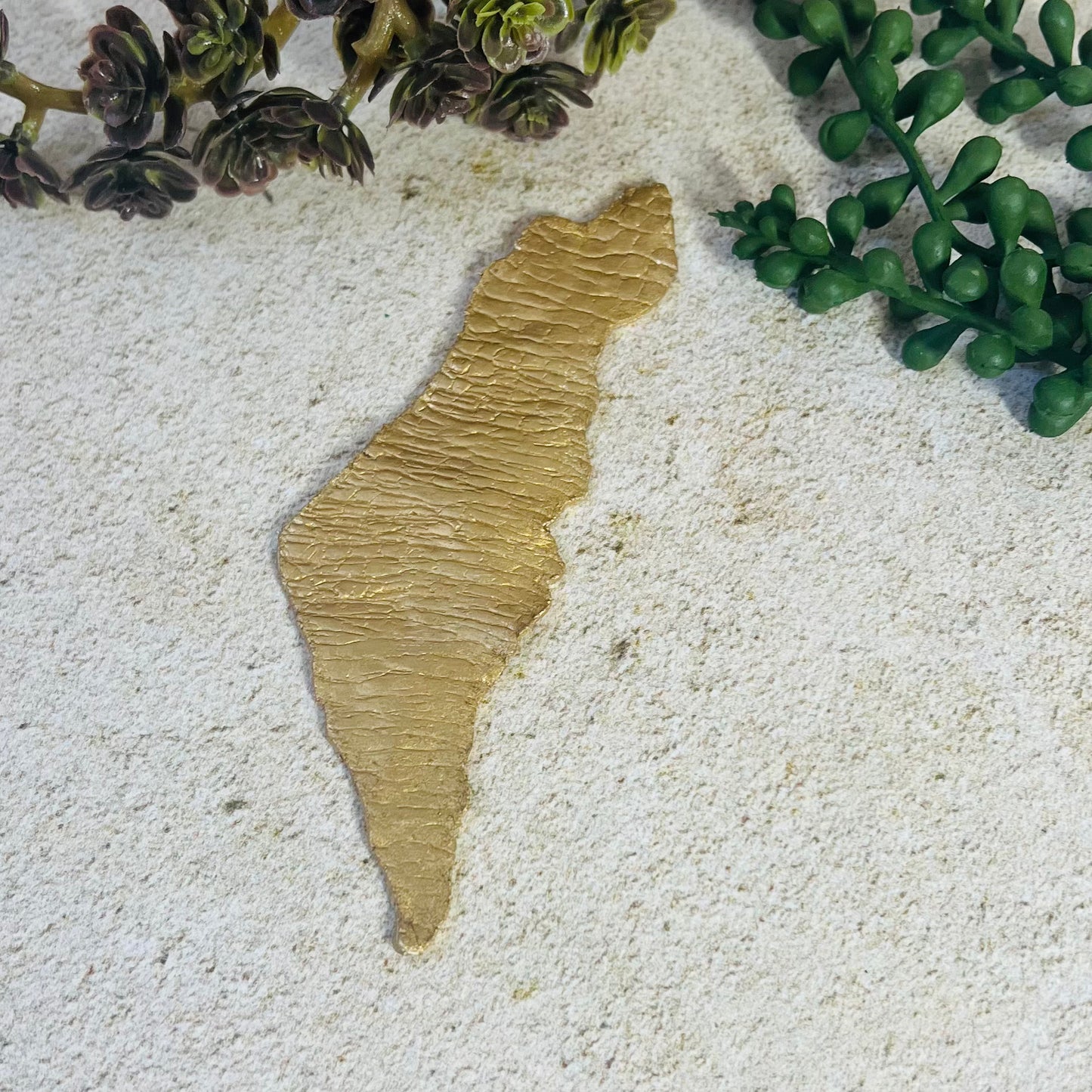 Gold Israel Bookmark