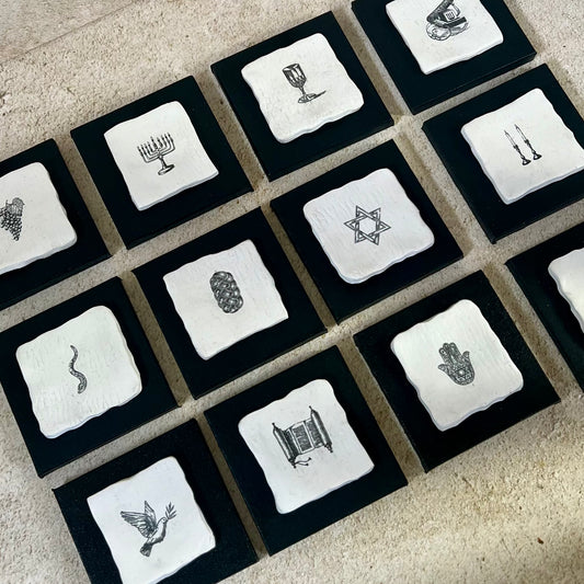Jewish Symbols Wall Art Set