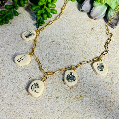 Rosh Hashanah Charm Necklace