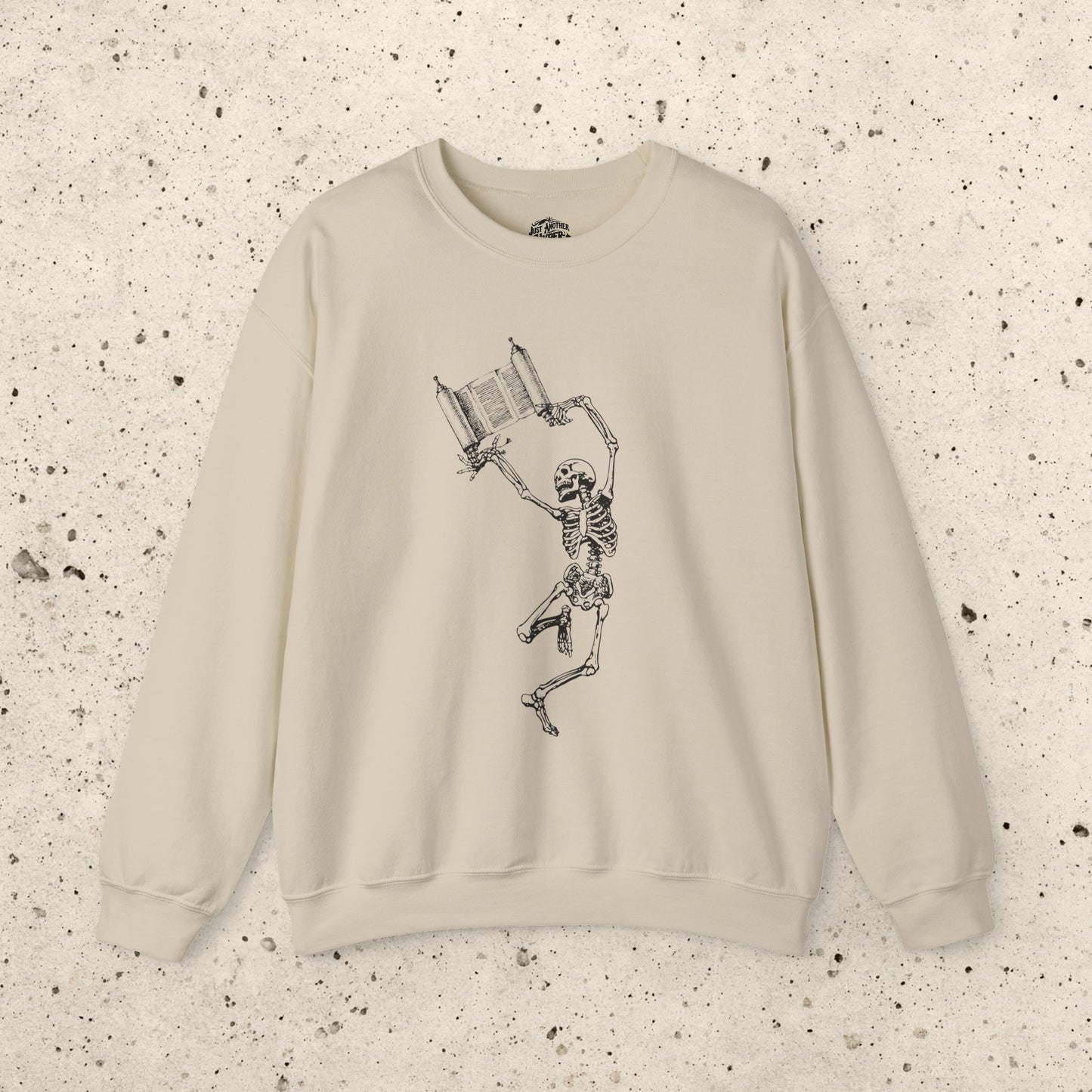 Skeleton Dancing With Torah Crewneck Sweatshirt