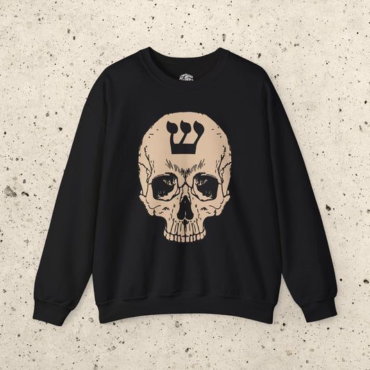 Skull with Shin Crewneck Sweatshirt
