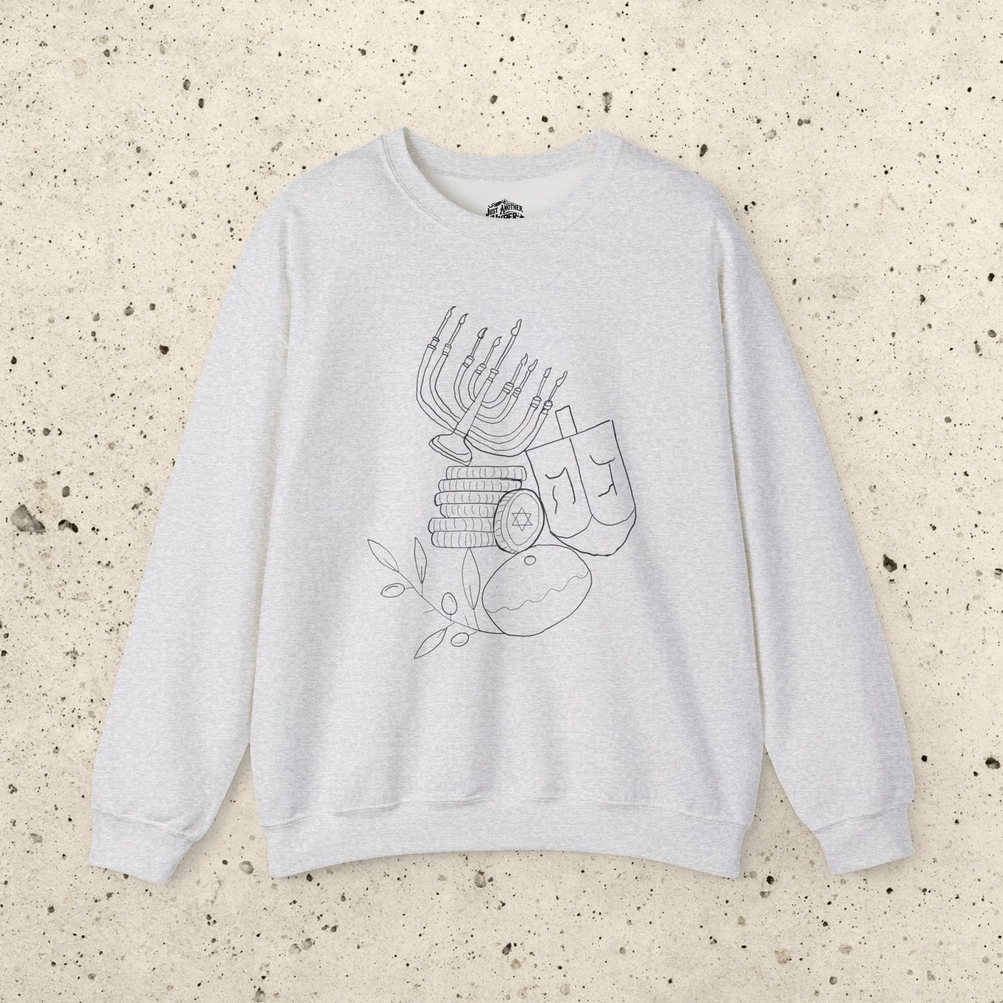 Chanukah Doodle Crewneck Sweatshirt