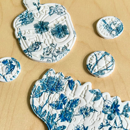 Faux Porcelain Chanukah Garland