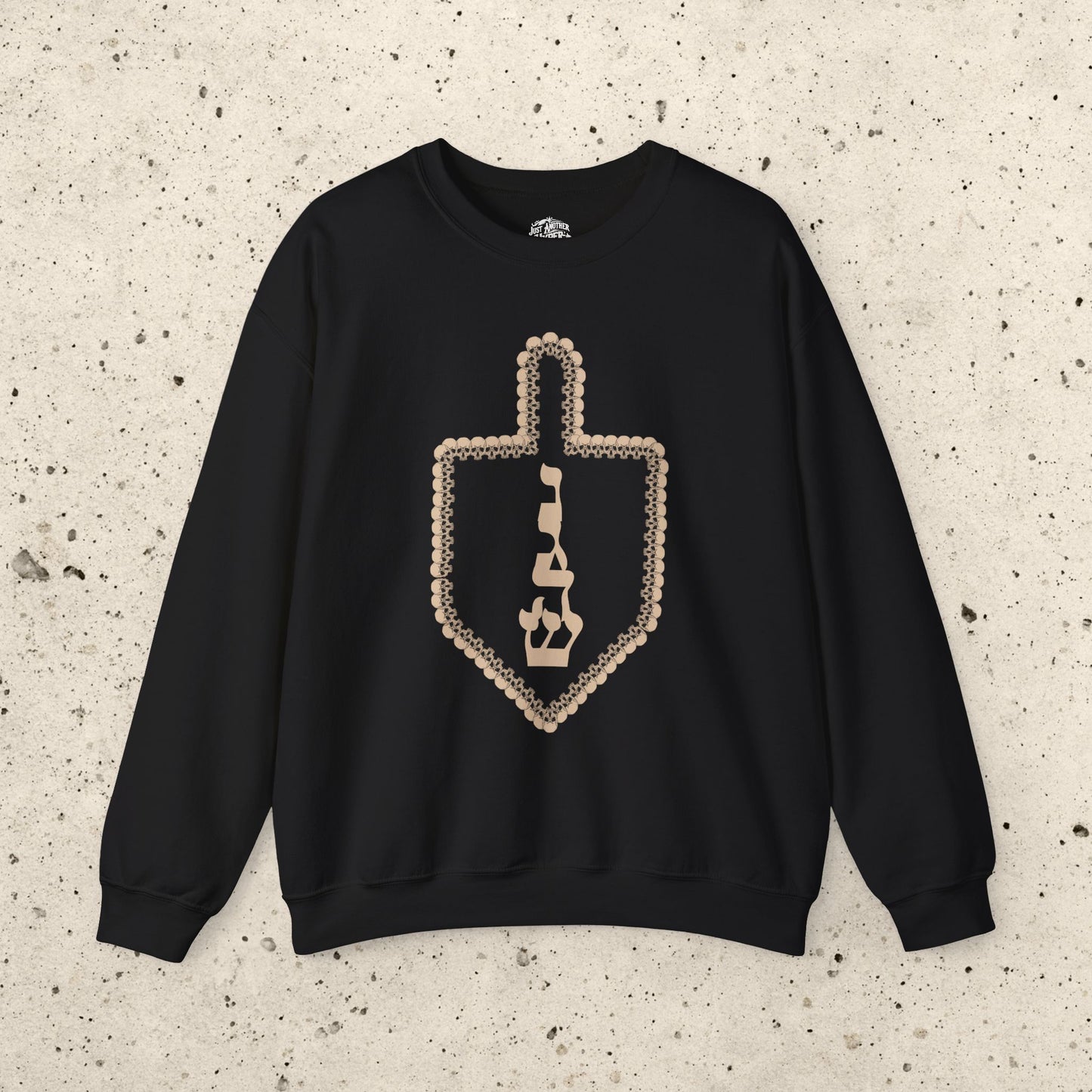 Skull Dreidel Crewneck Sweatshirt