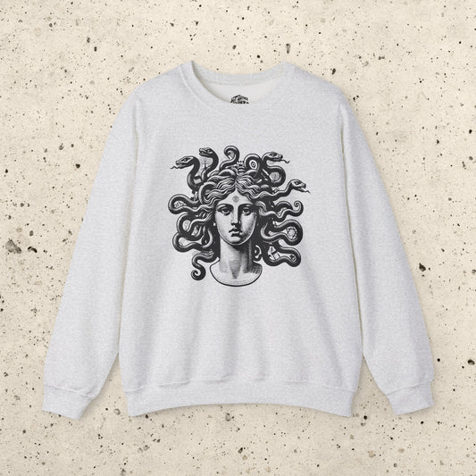 Hidden Jewish Symbols Medusa Crewneck Sweatshirt