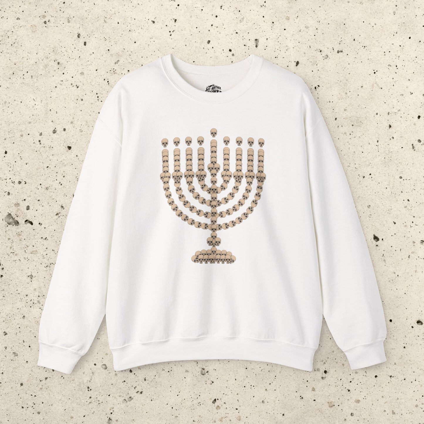 Skull Menorah Crewneck Sweatshirt