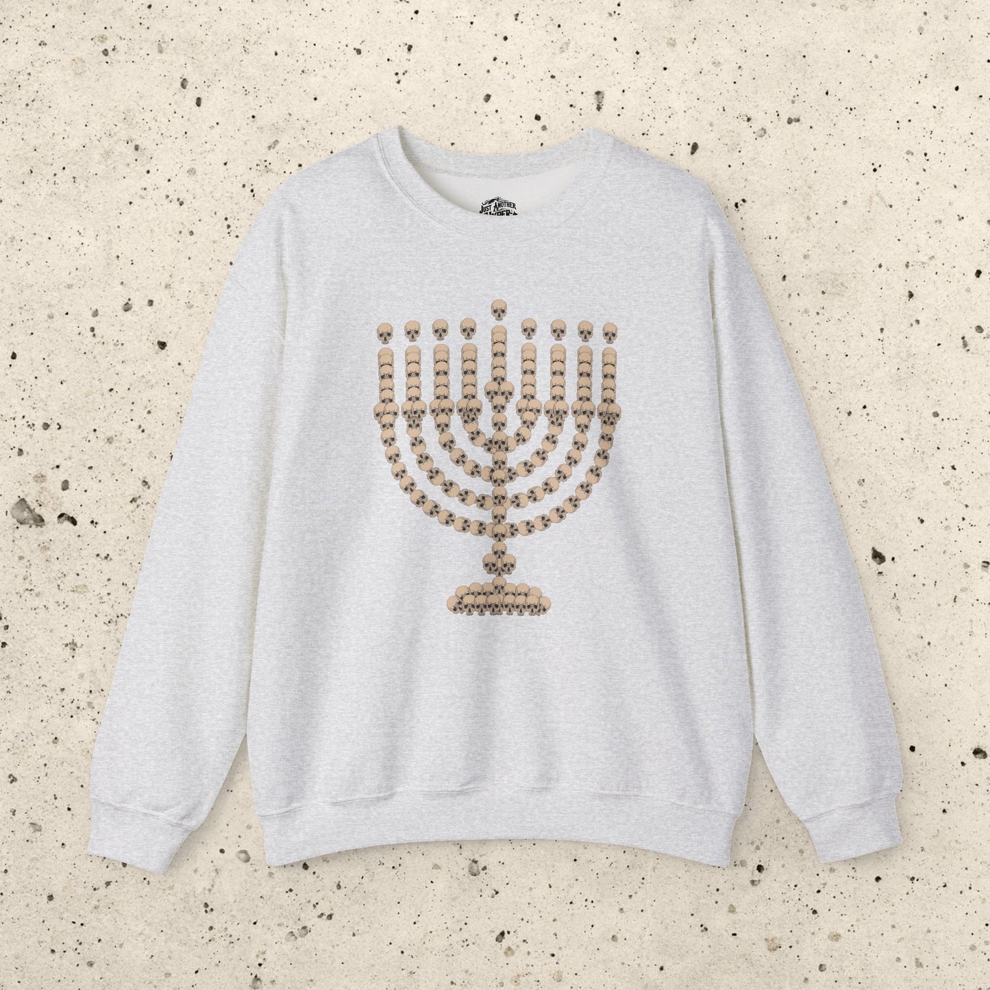 Skull Menorah Crewneck Sweatshirt