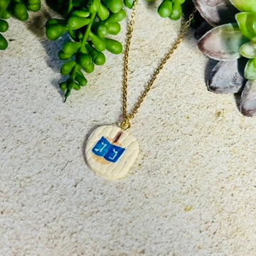 Dreidel Pendant Necklace