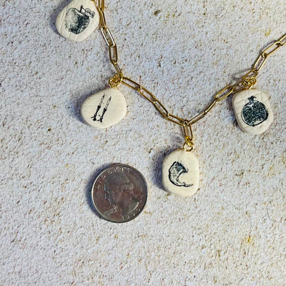 Rosh Hashanah Charm Necklace