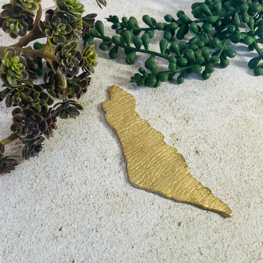 Gold Israel Bookmark