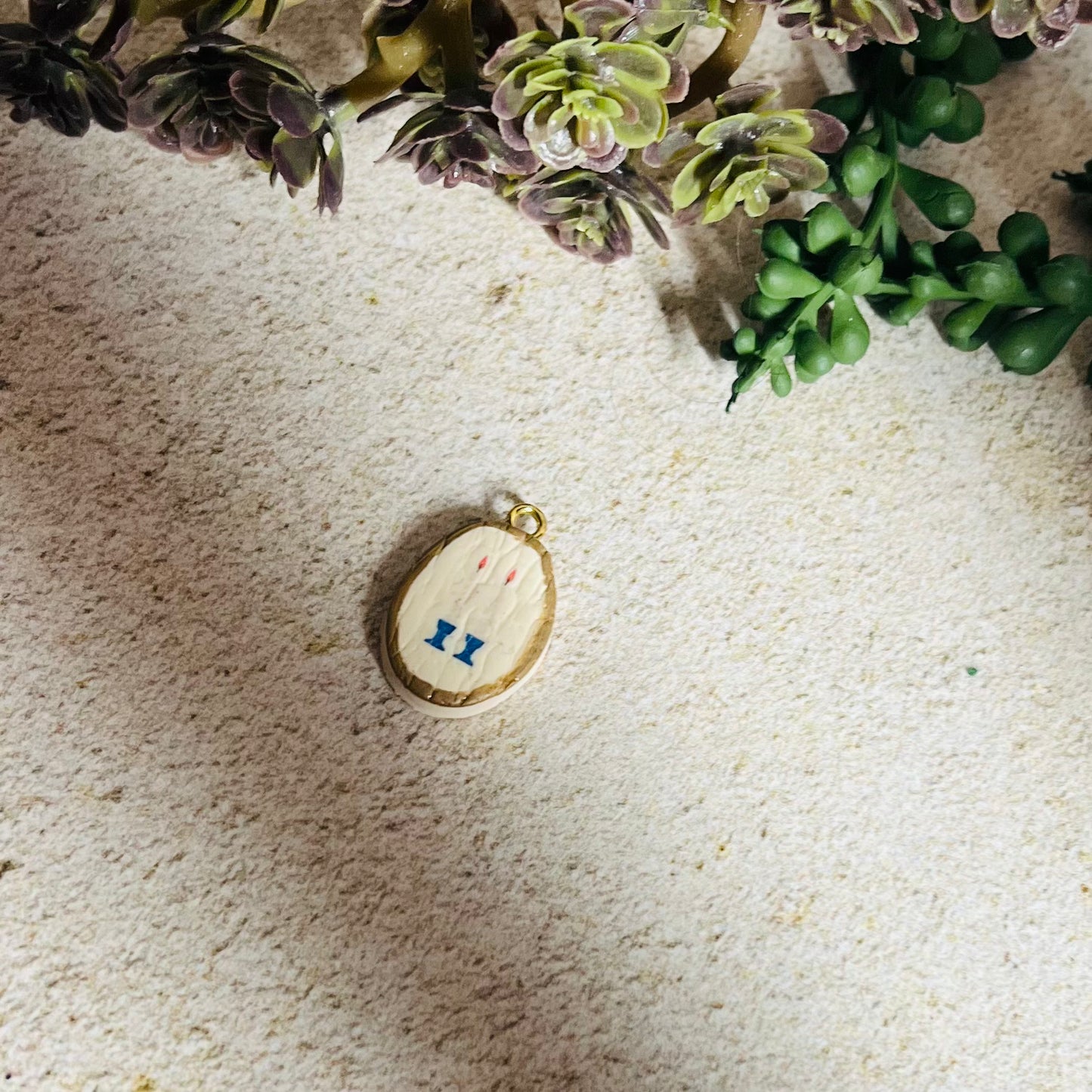 Blue Shabbat Candle Charm