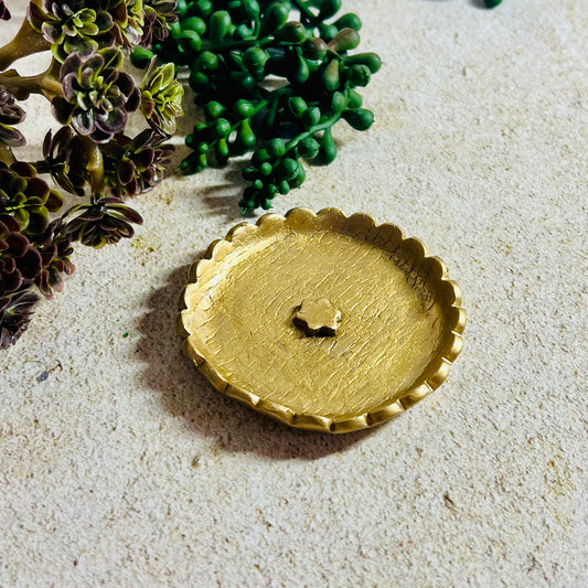 Gold Star of David Small Dish