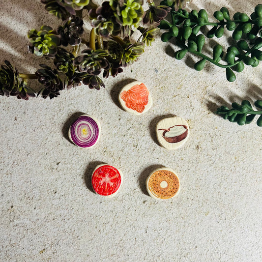 Lox Bagel Magnet Set