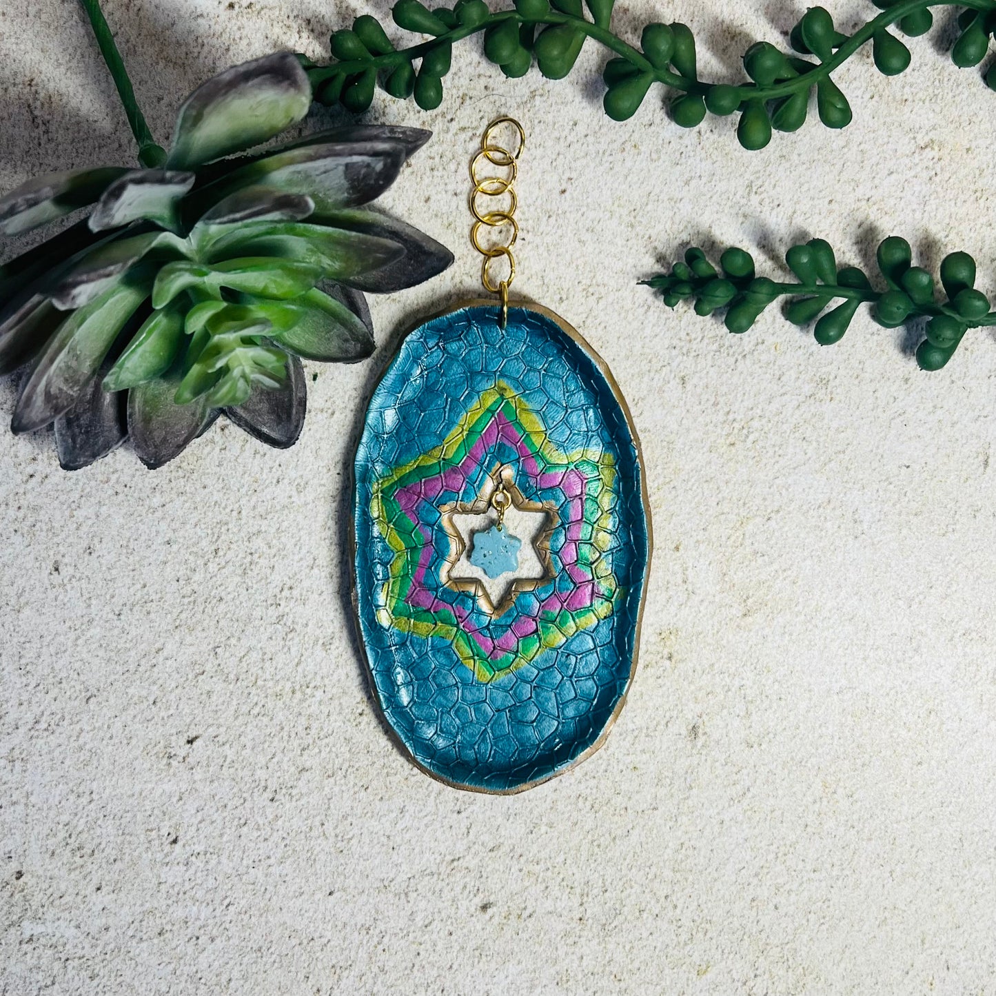 Hanging Star of David Petite Wall Art