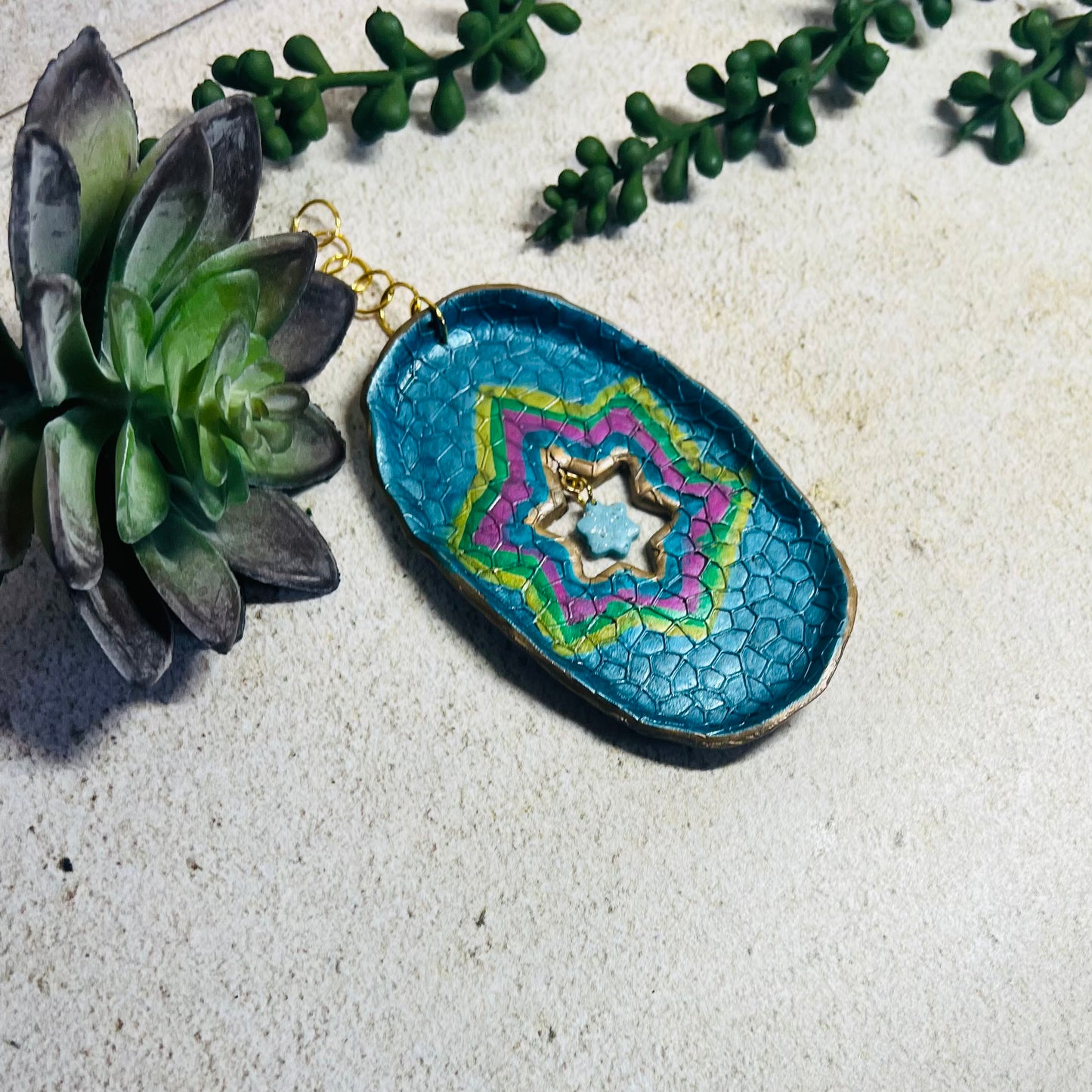 Hanging Star of David Petite Wall Art