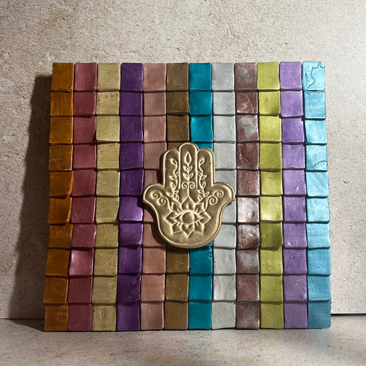 Hamsa Rainbow Wall Art