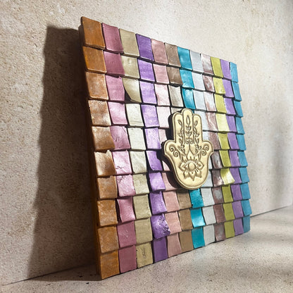 Hamsa Rainbow Wall Art