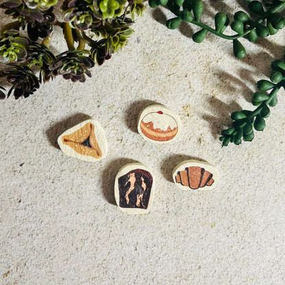 Jewish Desserts Magnet Set