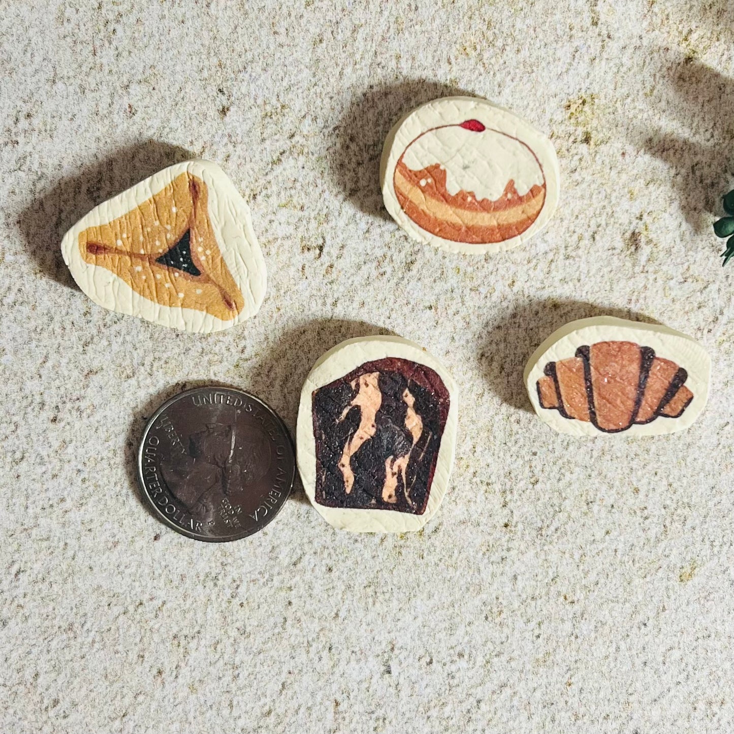 Jewish Desserts Magnet Set