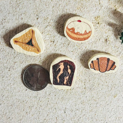 Jewish Desserts Magnet Set